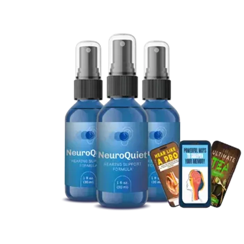 NeuroQuiet Sleep Relief Supplement — 3 Bottle / 90 Day Pack
